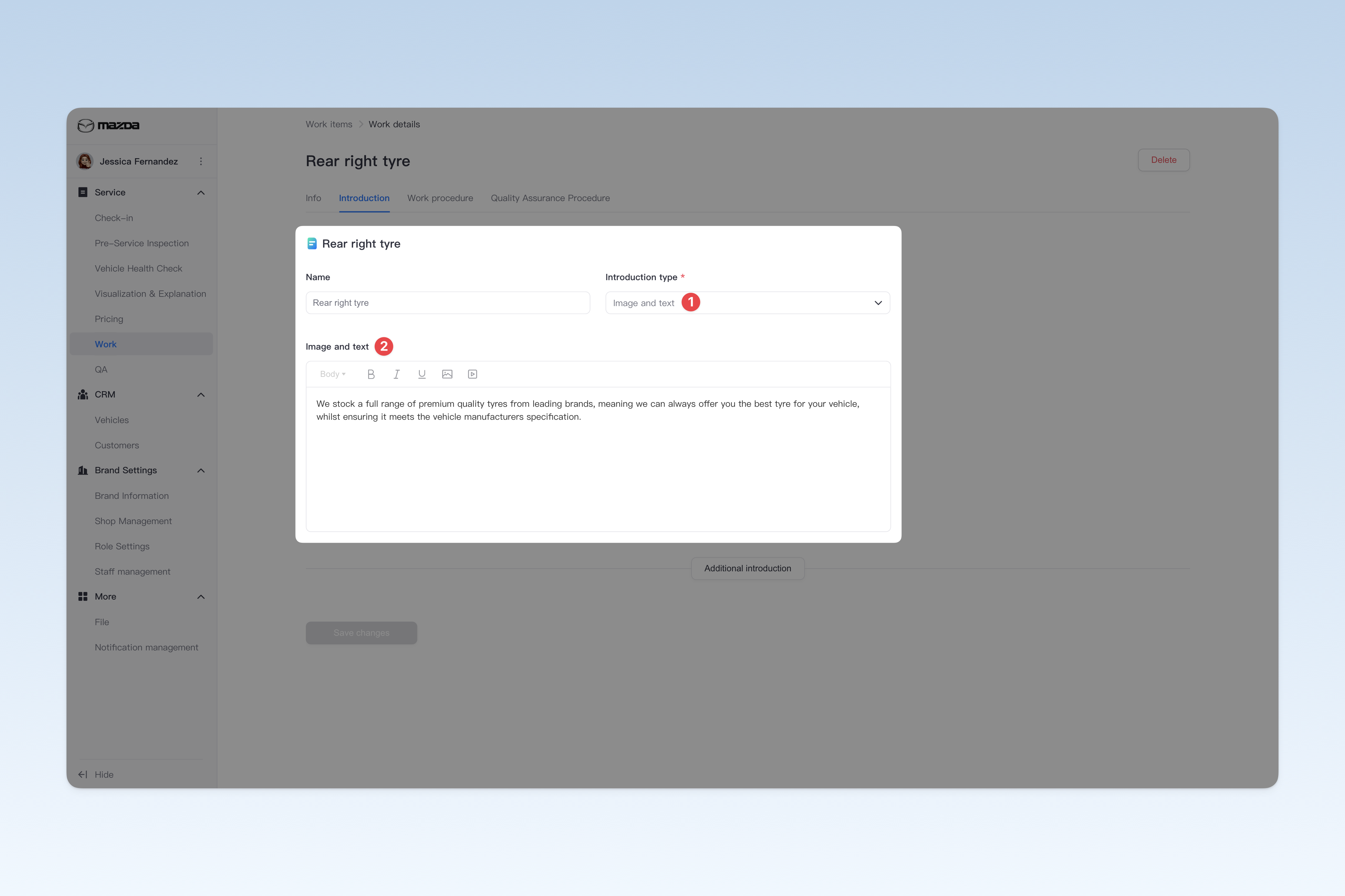 1. Image and text introduction method